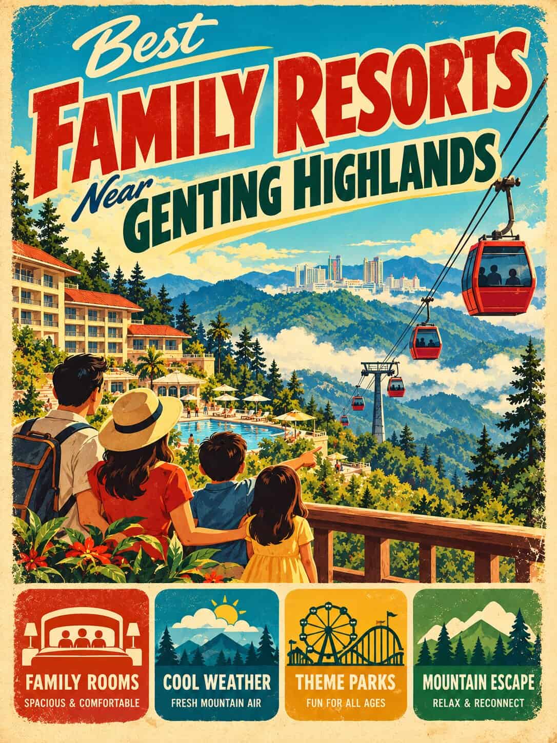 Best family resorts Genting Highlands mountaintop view