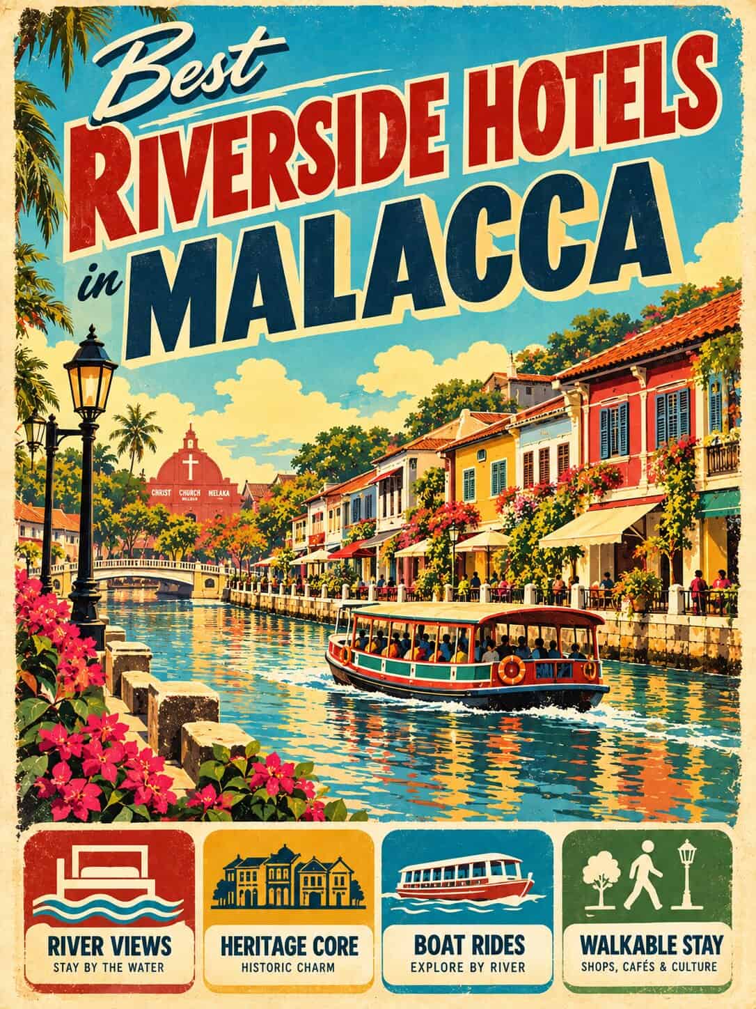 best riverside hotels in Malacca